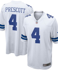 Dak Prescott Dallas Cowboys Game Team Jersey - White Nfl