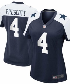 Dak Prescott Dallas Cowboys Nike Womens Alternate Game Jersey - Navy