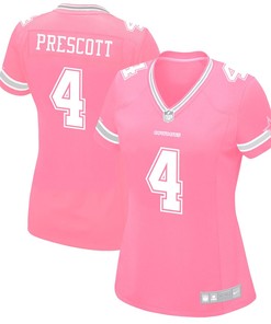 Dak Prescott Dallas Cowboys Nike Womens Game Jersey - Pink