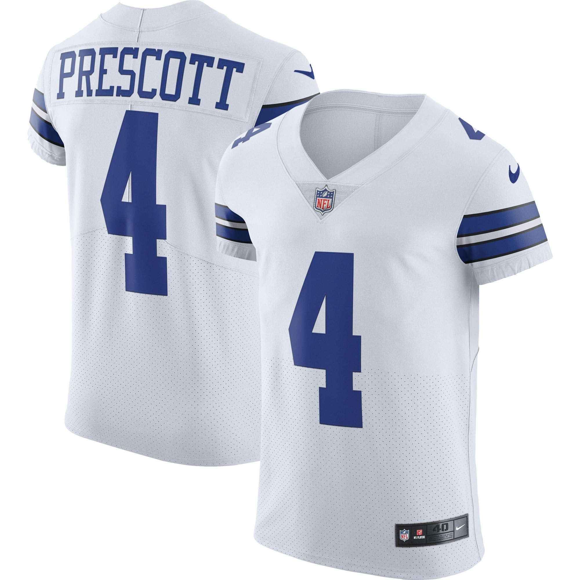 Dak Prescott Dallas Cowboys Vapor Elite Player Jersey - White Nfl