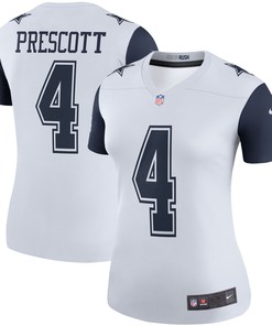 Dak Prescott Dallas Cowboys Womens Color Rush Legend Player Jersey - White Nfl