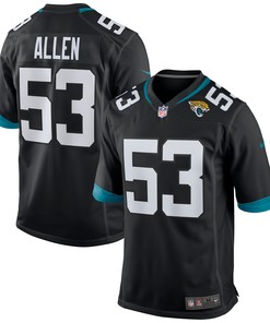 Dakota Allen Jacksonville Jaguars Game Jersey - Black Nfl