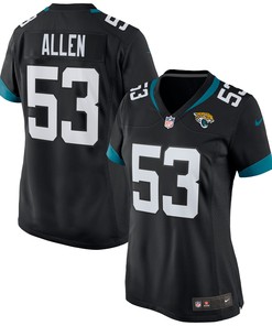 Dakota Allen Jacksonville Jaguars Womens Game Jersey - Black Nfl