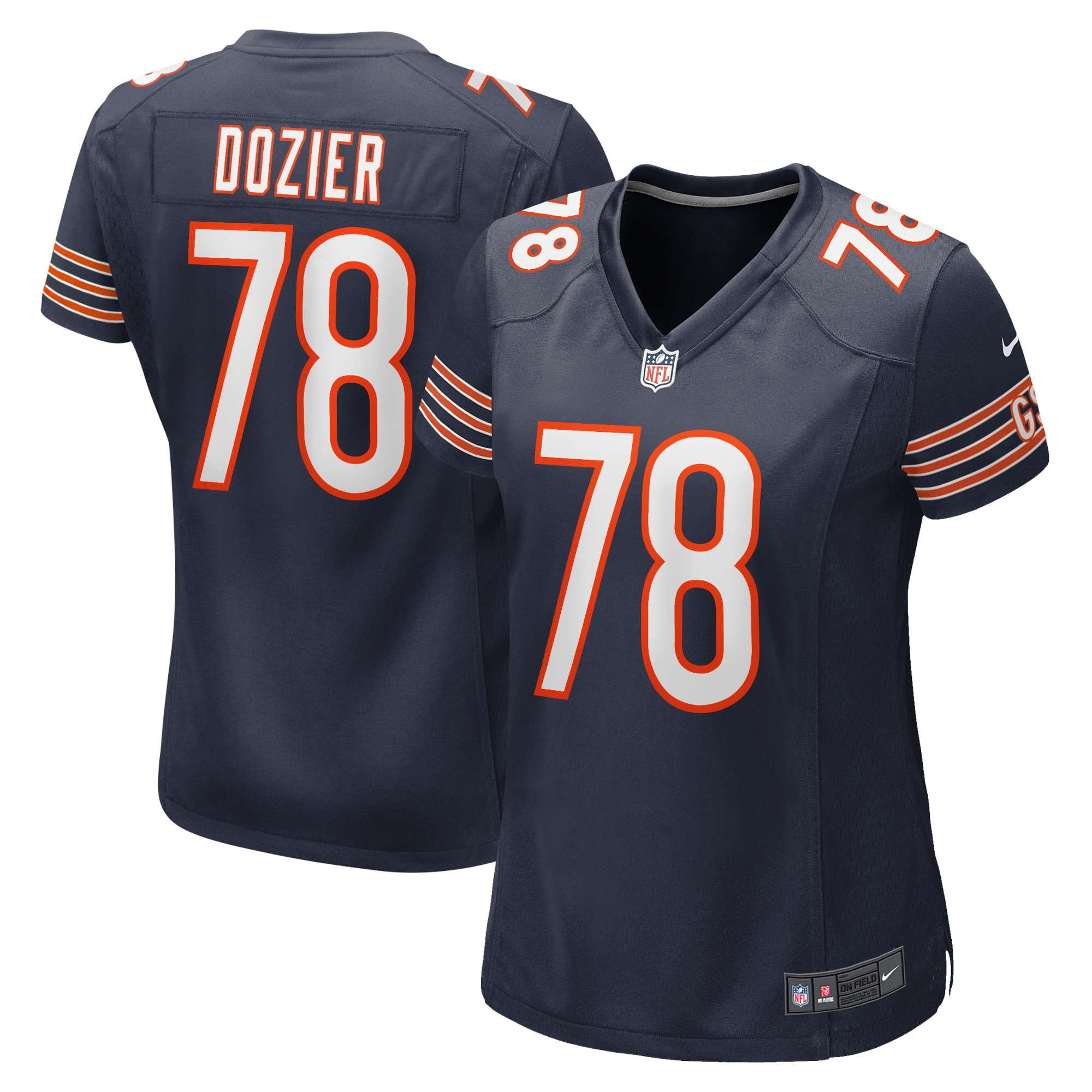 Dakota Dozier Chicago Bears Womens Game Jersey - Navy Nfl