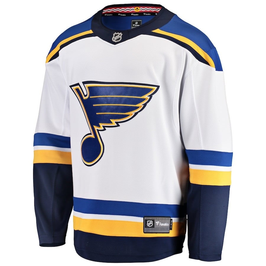 Dalibor Dvorsky #51 St. Louis Blues 2023 NHL Draft Away Men Jersey - White