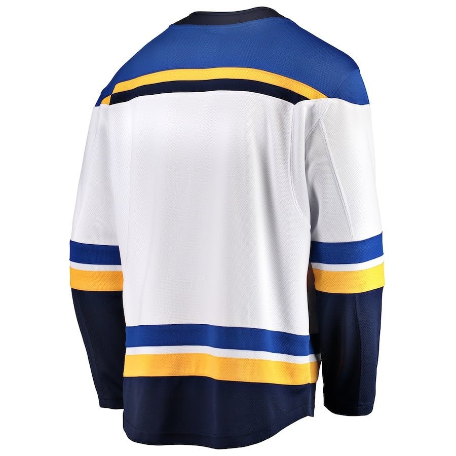 Dalibor Dvorsky #51 St. Louis Blues 2023 NHL Draft Away Men Jersey - White