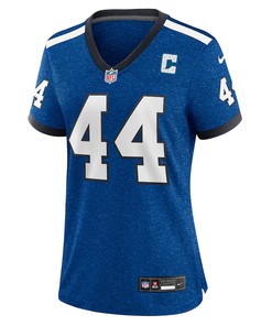 Dallas Clark 44 Indianapolis Colts Indiana Nights Alternate Game Women Jersey - Royal