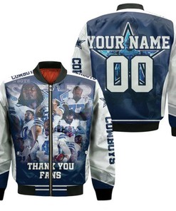 Dallas Cowboy Super Nfc East Division Champions Super Bowl 2021 Thank You Fans Personalized Bomber Jacket Model 1552