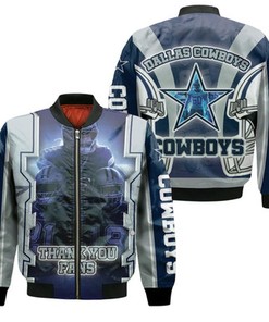 Dallas Cowboy Thank You Fans Nfc East Division Super Bowl 2021 Bomber Jacket Model 1554