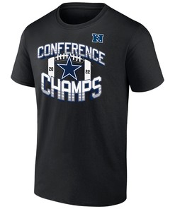 Dallas Cowboys 2022 NFC Conference Champions Icon Bold T-shirt - Black