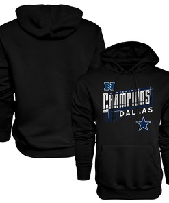 Dallas Cowboys 2022 NFC Conference Champions Kick Hoodie - Black