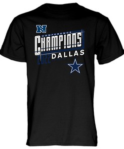 Dallas Cowboys 2022 NFC Conference Champions Kick T-Shirt - Black