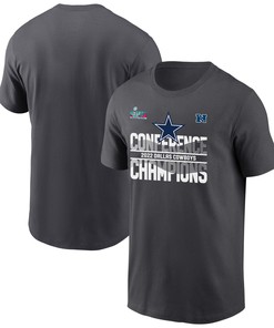 Dallas Cowboys 2022 NFC Conference Champions T-Shirt - Anthracite