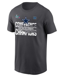 Dallas Cowboys 2022 NFC Conference Champions T-Shirt - Anthracite
