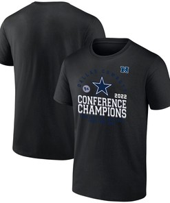 Dallas Cowboys 2022 Nine-Time NFC Conference Champions T-Shirt - Black