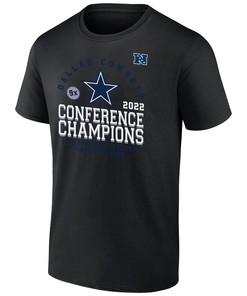Dallas Cowboys 2022 Nine-Time NFC Conference Champions T-Shirt - Black