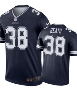 Dallas Cowboys #38 Jeff Heath Nike Color Rush Navy Jersey