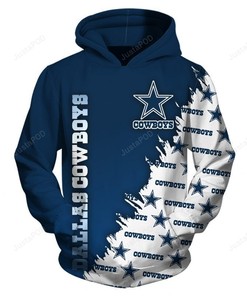 Dallas Cowboys 3D Hoodie Zip Hoodie Style 3