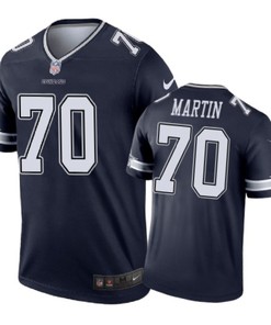 Dallas Cowboys #70 Zack Martin Nike Color Rush Navy Jersey