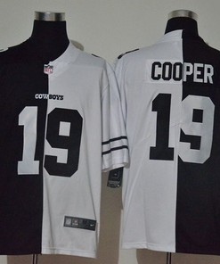 Dallas Cowboys Amari Cooper #19 Nfl 2020 Black And White Jersey