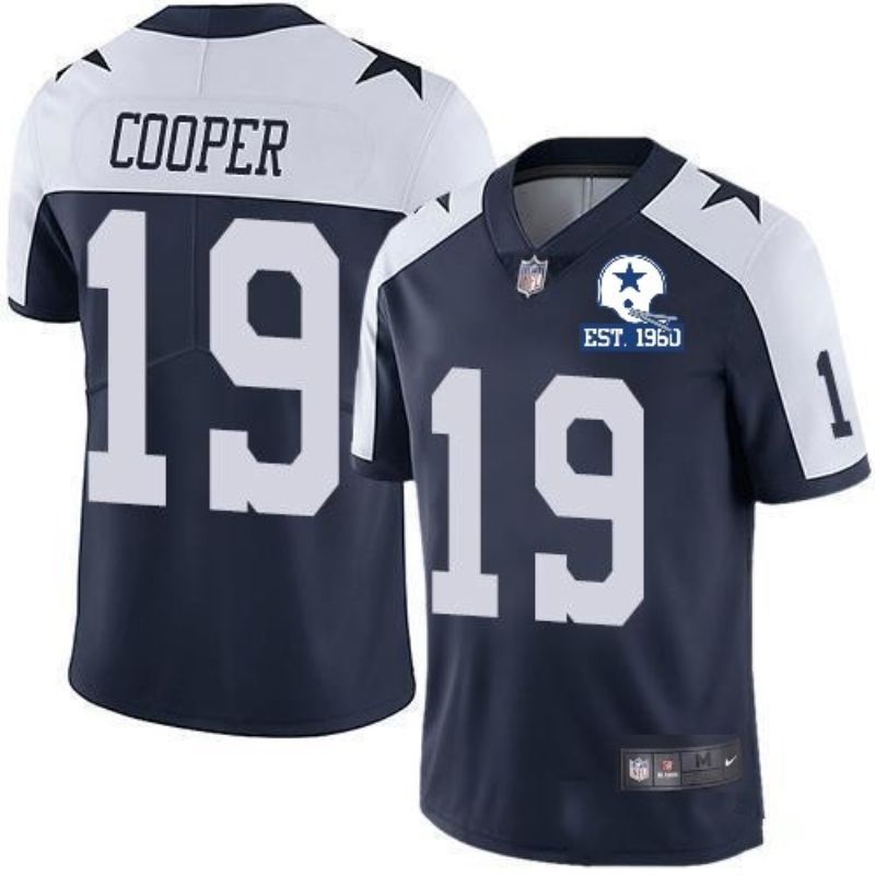 Dallas Cowboys Amari Cooper #19 Nfl 2020 Navy Jersey