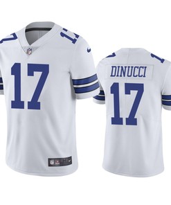 Dallas Cowboys Ben DiNucci 17 White Vapor Limited Jersey - Men's