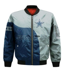 Dallas Cowboys Bomber Curve Style Custom- NFL