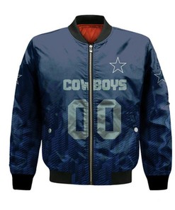 Dallas Cowboys Bomber Jacket Logo Sport Ombre  - NFL