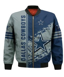 Dallas Cowboys Bomber Jacket Quarter Style - NFL
