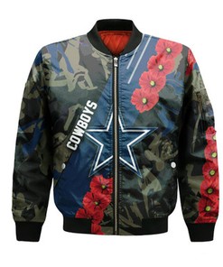 Dallas Cowboys Bomber Sport Style Keep Go on- NFL