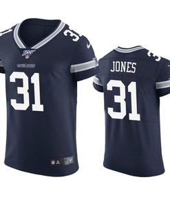 Dallas Cowboys Byron Jones Navy 100th Season Vapor Elite Jersey