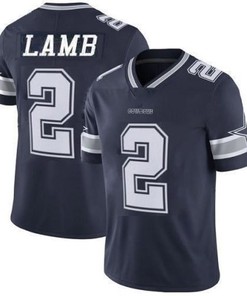 Dallas Cowboys Ceedee Lamb #2 Nfl 2020 Black Blue Jersey
