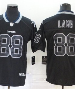 Dallas Cowboys Ceedee Lamb #88 Nfl 2020 Black Jersey
