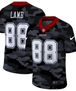 Dallas Cowboys Ceedee Lamb #88 Nfl 2020 Camo Black Jersey