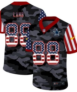Dallas Cowboys Ceedee Lamb #88 Nfl 2020 Camo Black Jersey