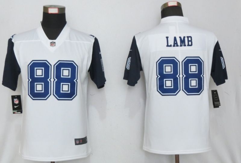 NIKE NFL カウボーイズ LAMB #88 ゲームジャージ 白 38 Nike Youth Dallas Cowboys CeeDee Lamb #88 White Game Jersey