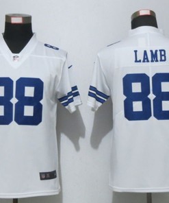 Dallas Cowboys Ceedee Lamb #88 Nfl 2020 White Jersey