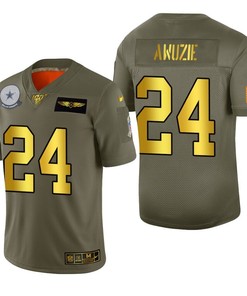 Dallas Cowboys Chidobe Awuzie 2019 Salute To Service Nfl 100 Mens Jersey Metallic