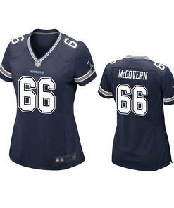 Dallas Cowboys Connor Mcgovern 2019 Nfl Draft Navy Game Womens Jersey
