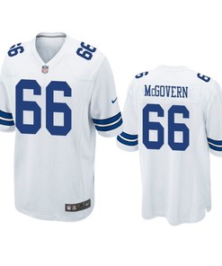 Dallas Cowboys Connor Mcgovern 2019 Nfl Draft White Game Jersey