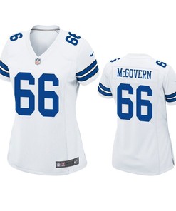 Dallas Cowboys Connor Mcgovern 2019 Nfl Draft White Game Womens Jersey
