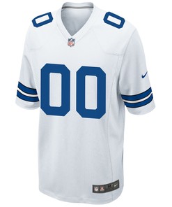 Dallas Cowboys Custom Game Jersey - White
