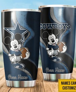 Dallas Cowboys Custom Name Tumbler - Customized Tumbler for Dedicated Fans