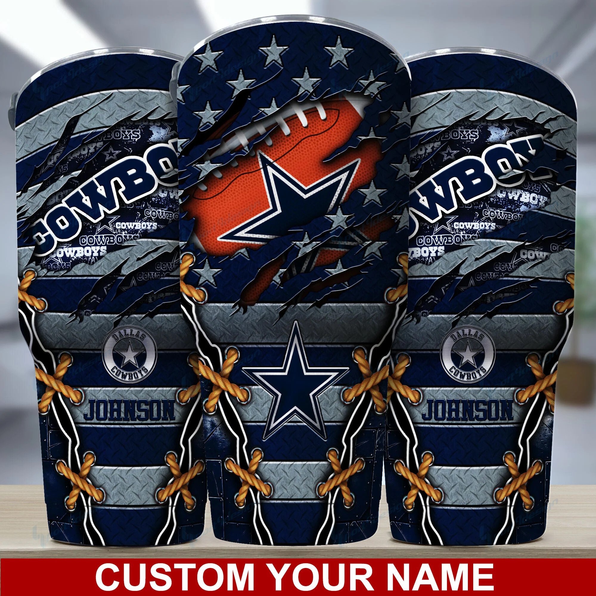 Dallas Cowboys Custom Name Tumbler Limited Edition - Dallas Cowboys Custom Name Tumbler Limited Edition Gift for Fan