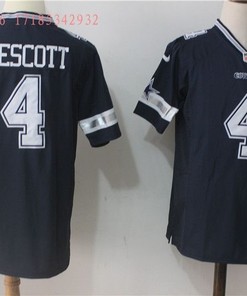Dallas Cowboys Dak Prescott #4 2020 Nfl Black Jersey Jersey