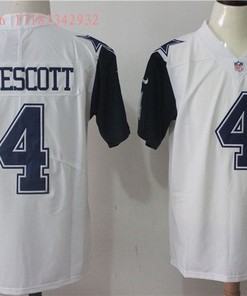 Dallas Cowboys Dak Prescott #4 2020 Nfl White Jersey Jersey