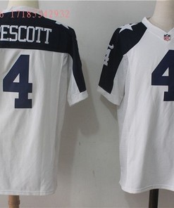 Dallas Cowboys Dak Prescott #4 2020 Nfl White Jersey Jersey
