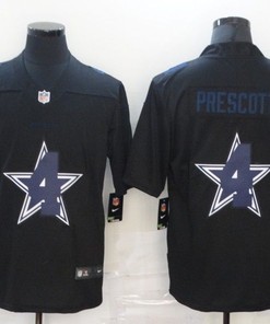 Dallas Cowboys Dak Prescott #4 Nfl 2020 Black Jersey
