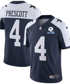 Dallas Cowboys Dak Prescott #4 Nfl 2020 Navy Jersey