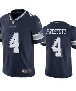 Dallas Cowboys Dak Prescott Navy Vapor Untouchable Limited Jersey